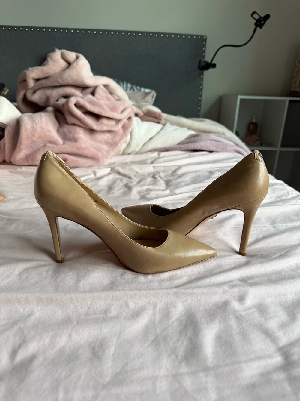 sam edelman Women’s Nude High Heel Pumps - Classic Stiletto